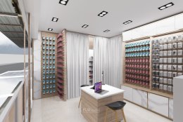 Design, manufacture and installation of stores: Best Mobile Shop, Huai Khwang Market, Bangkok.